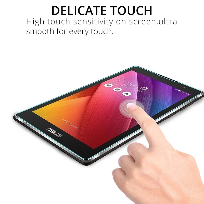 Закаленное защитное стекло 9H для планшета Asus ZenPad Z170 Z380 Z580 Z300 Z500 Z500KL Z581 ZT582KL