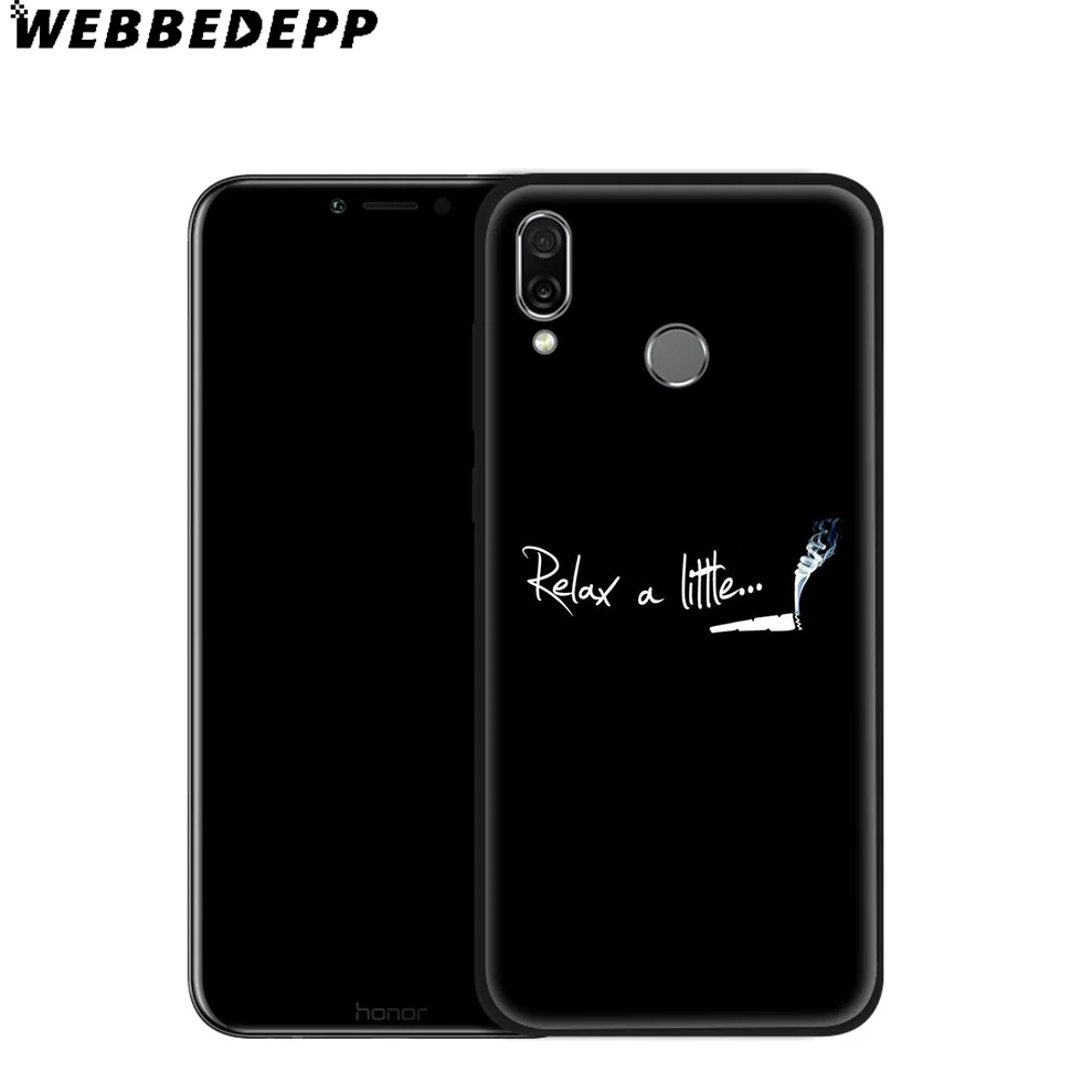 WEBBEDEPP сигарета арт мягкий чехол для Huawei Mate Honor 20 6A 7A 7C 7X 8 9 9X 10 View Lite Pro 30 |