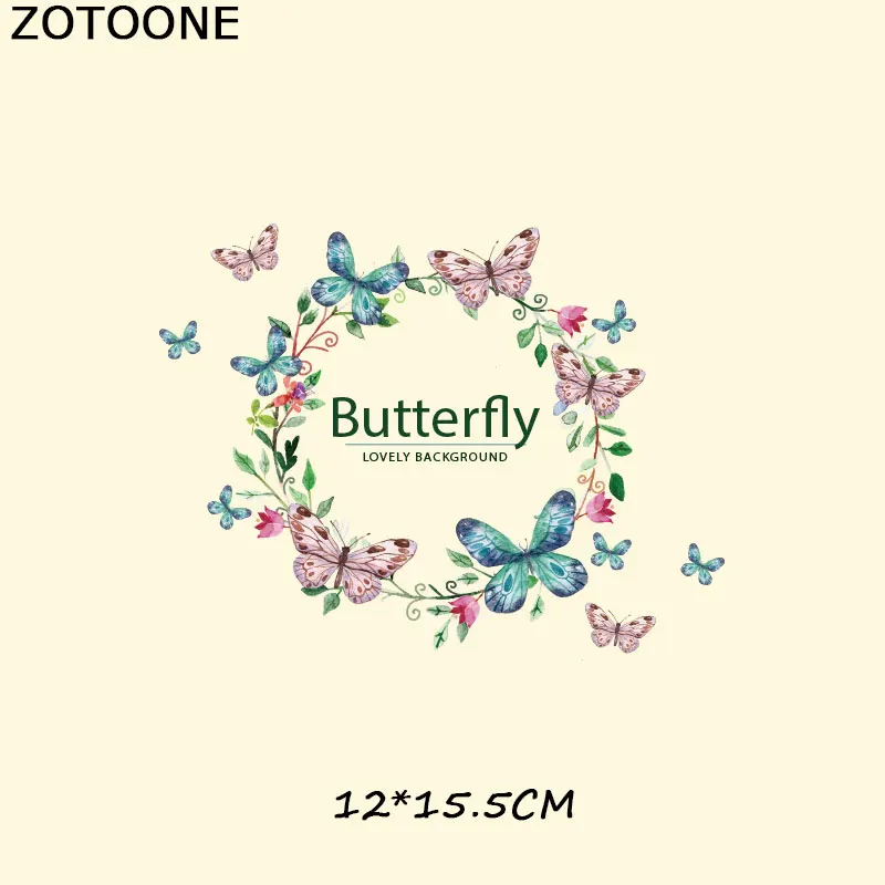 ZOTOONE Flower Patch T-shirt Dresses Bag Patches for Clothing A-level Washable Heat Transfer DIY Accessory Decoration Kids C | Дом и сад