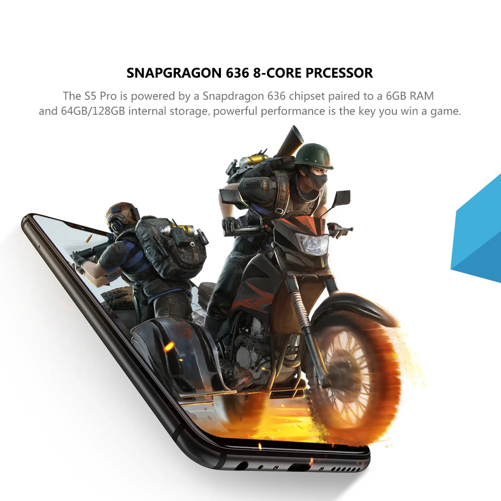 Lenovo S5 Pro, 6 ГБ, 128 ГБ, Snapdragon 636, глобальная версия, 3500 мАч, 20MP, четыре камеры, мобильный телефон, 6,2 дюймов, FHD+ 1080 P, 4G, LTE, смартфон