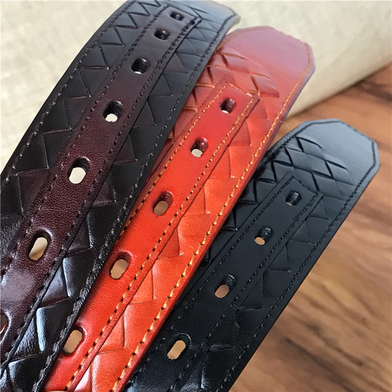 

Vintage Braided Belt Genuine Leather Belt Men Brass Belt Buckle Braid Men Belt Ceinture homme Male Strap Cinturon Mujer MBT0272