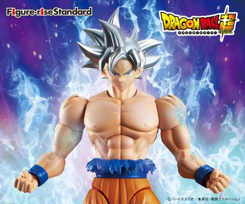 Original BANDAI Dragon ball Z DBZ ULTIMATE SOLDIERS Goku ultra instinct UI Kit Building Model Figurals