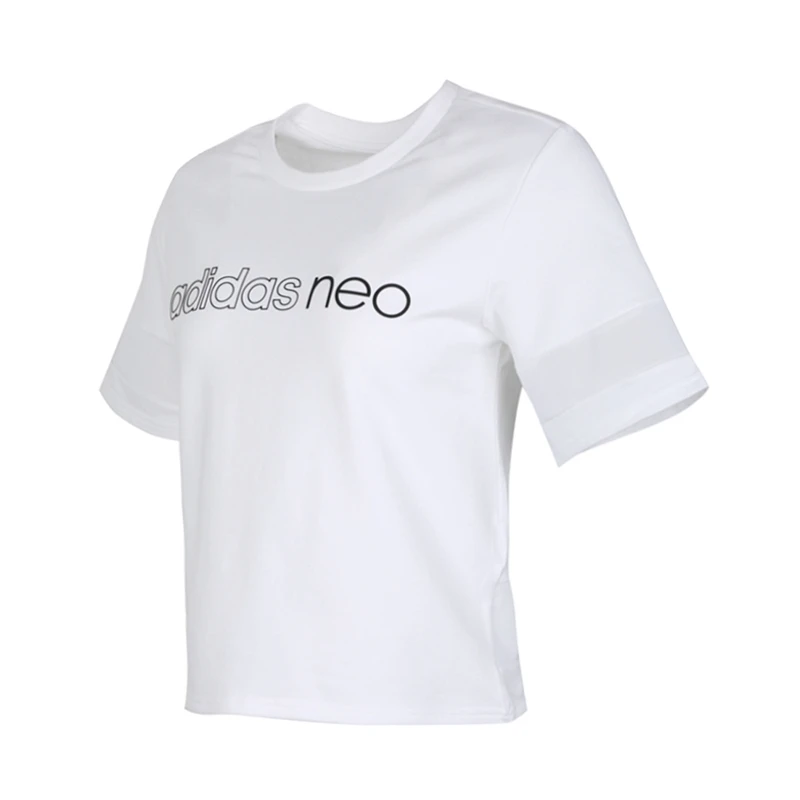 Новое поступление оригинальных женских футболок с коротким рукавом Adidas NEO W SWEAT HD
