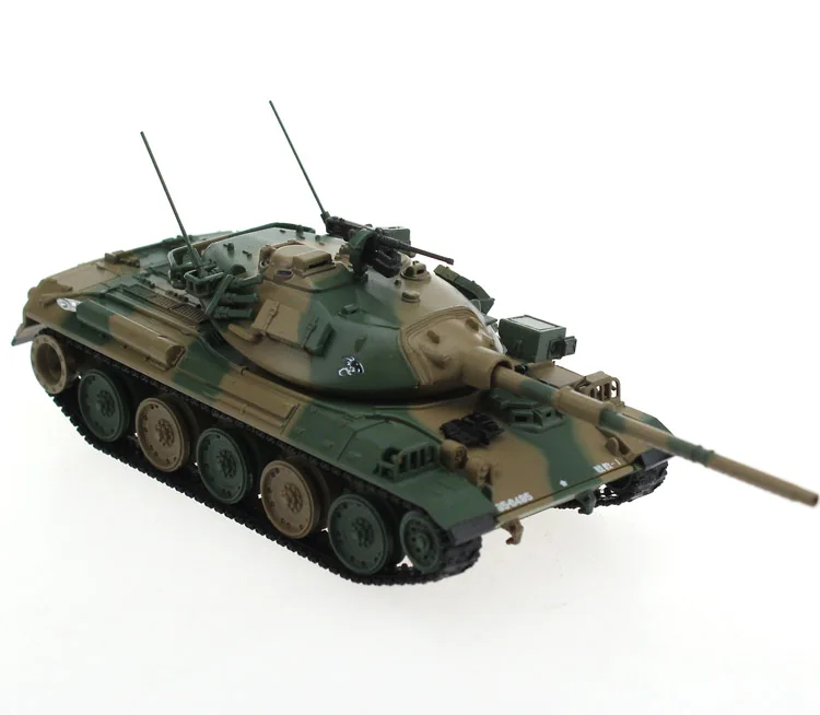 Литой 1: 72 Масштаб литой под давлением металлический военный танк модели армии 63# Тип 74 г танки для коллекции подарок