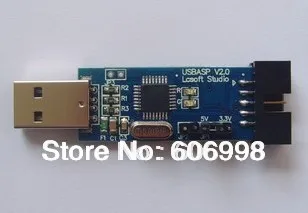 5 шт./лот USB ISP Программатор для ATMEL AVR ATMega ATTiny 51 Борту Downloader | Электронные компоненты
