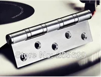 Free Shipping, 380g,SUS 201 brushed stainless steel Hinges for timber door / Metal Door, ball bearing hinge, no noise, long life