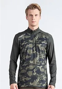 Men Green TECTOP, новинка, брендовая футболка с длинным рукавом для мужчин и женщин, уличная камуфляжная быстросохнущая дышащая крутая летняя рубашка с длинным рукавом - Цвет: Men Green