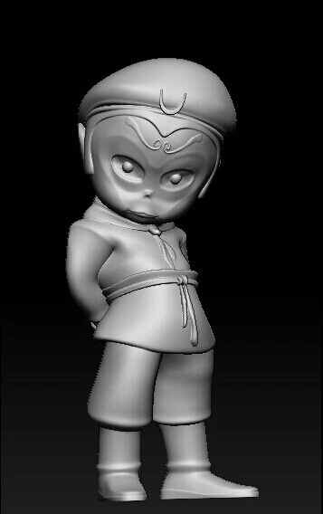 

3d model relief for cnc in STL file format Monkey King