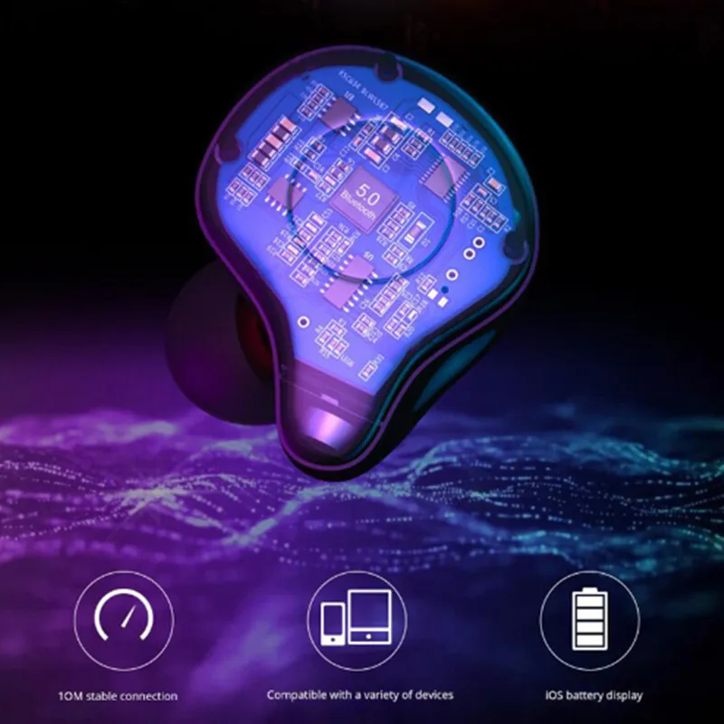 Sabbat E12 Bluetooth 5 0 True Беспроводной наушники Бег хэндс фри 3D стерео звук зарядным