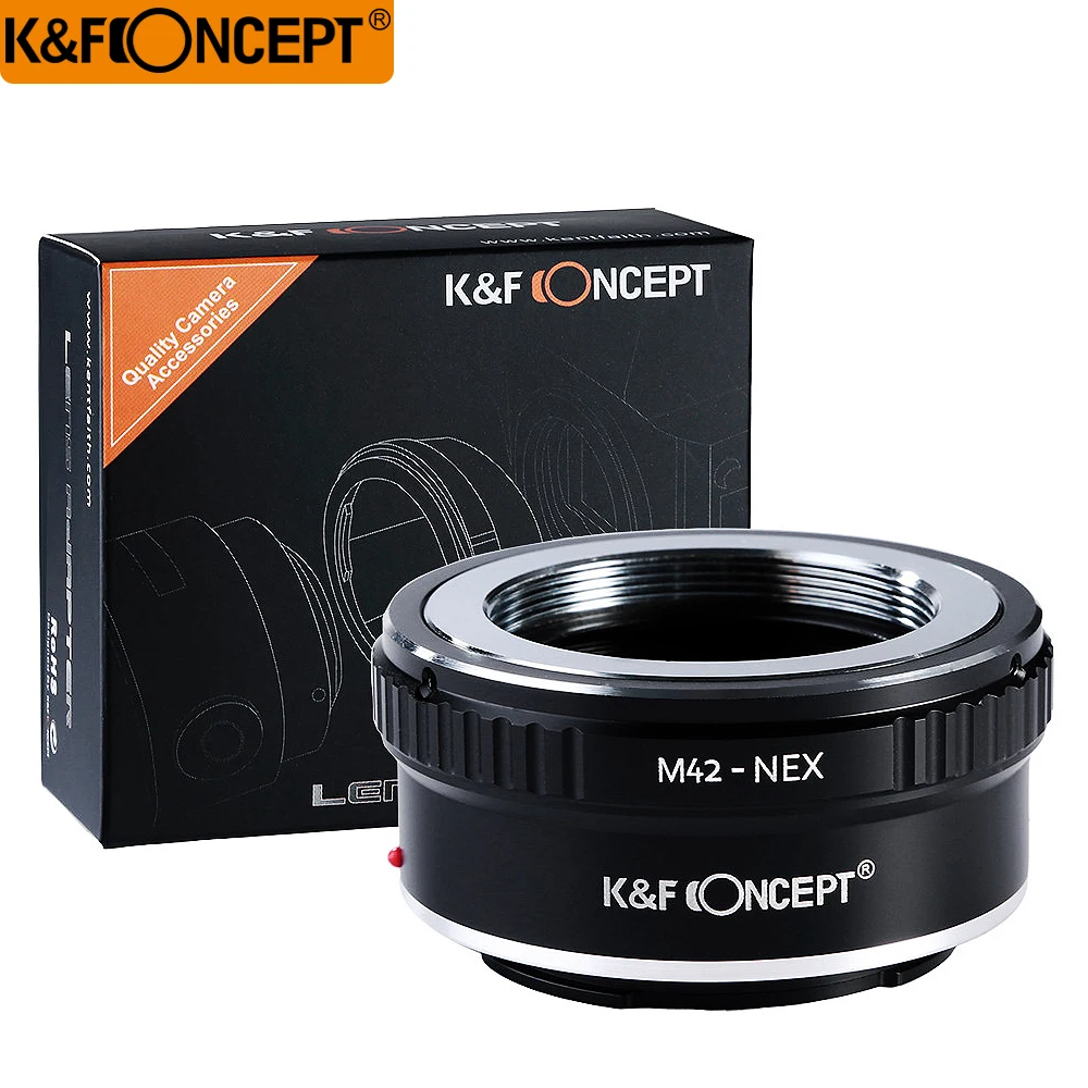 K& F M42-NEX кольцо-адаптер для объектива камеры M42 с винтовым креплением для sony NEX E Mount camera NEX3 NEX5 NEX5N NEX7 NEX-5R