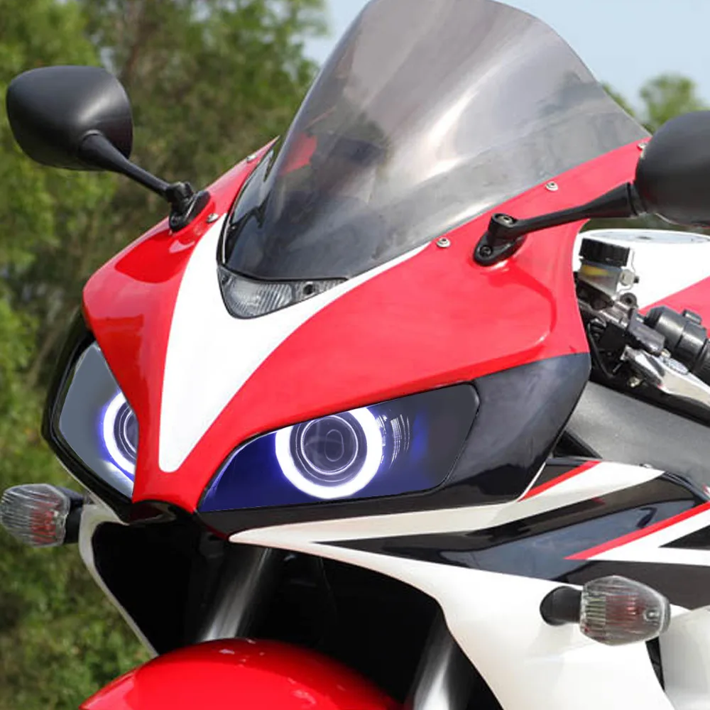 KT фар подходит для Honda CBR1000RR 2004-2007 светодиодный Ангельские глазки мотоцикла HID