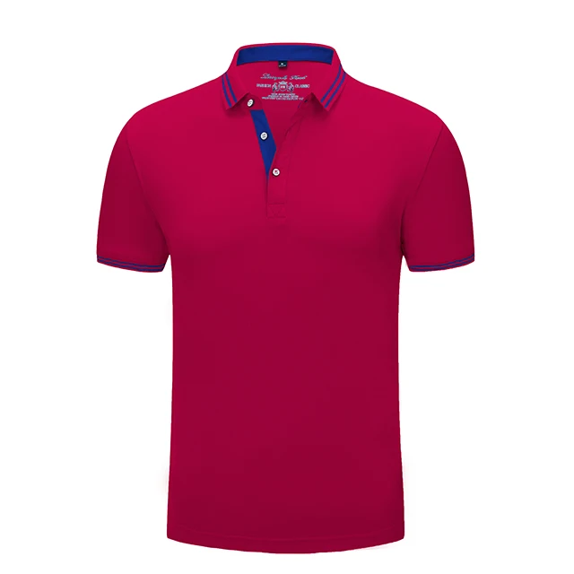 Wine red Одежда Для Гольфа Мужская и wo мужская летняя футболка для гольфа с коротким рукавом быстросохнущая дышащая футболка для гольфа одежда для гольфа на заказ - Цвет: Wine red