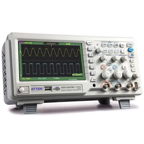 

Digital Storage Oscilloscope ADS1202CML 200MHz 2Channels 1GSa/s 7'' TFT LCD