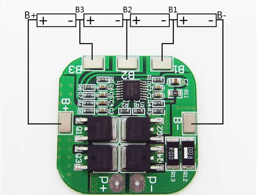 Контроллер заряда шуруповерта схема 2PCS 4S 14,8 V 10A 18650 li-Ion модуль зарядного устройства литиевой батареи Защ