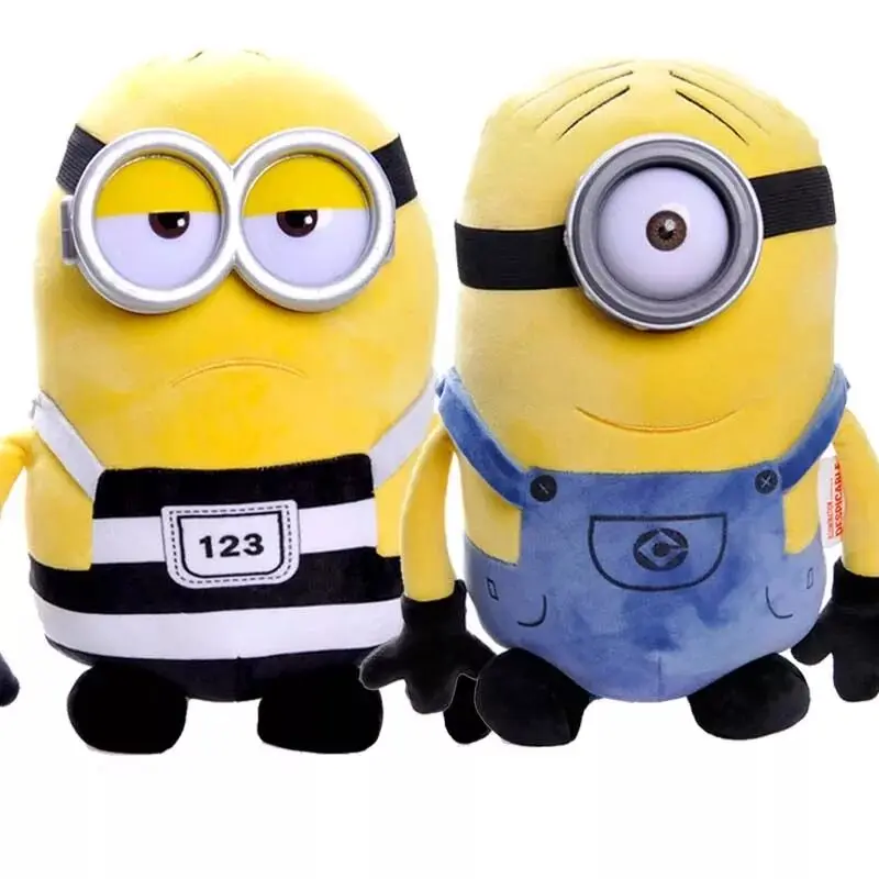30cm Kawaii Minions Stuffed Soft Plush Toys Dave Stewart with 3D Eyes Despicable Me 3 Dolls for Children | Игрушки и хобби