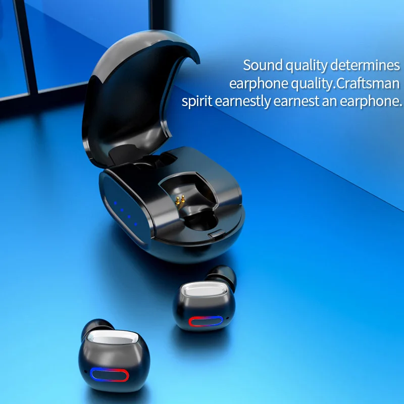 TWS беспроводные Bluetooth наушники 5 0 MIC Стерео HIFI спортивные с зарядным устройством