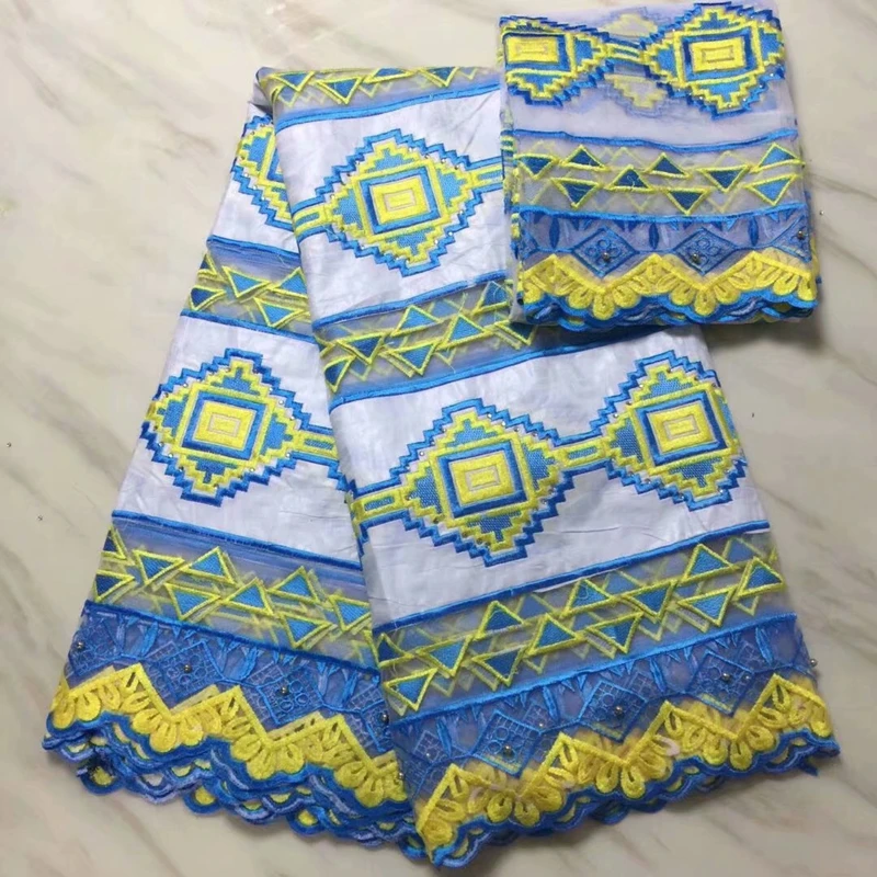 2019 Новый дизайн африканская кружевная ткань вышитые ткани высокого качества