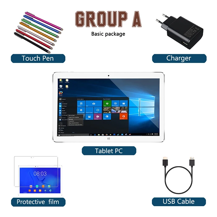 Teclast T10 Tablets Teclast T10 гекса Core планшетный ПК 10,1 ''ips 2560*1600 Android 7,0 Phablet MT8176 2,1 ГГц 4 ГБ LPDDR3 64 ГБ eMMC 8.0MP+ 13,0 МП HDMI - Комплект: Teclast T10 Tablets