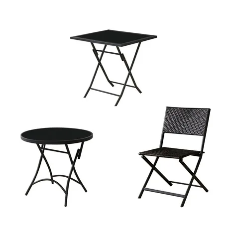Садовый набор, уличная мебель, садовая мебель, мебель для патио, muebles de jardin, стол из ротанга ручной работы, Набор стульев, складной