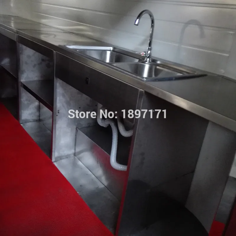 Новый дизайн китайская Мобильная тележка для фаст-фуда с колесами трейлер еды |