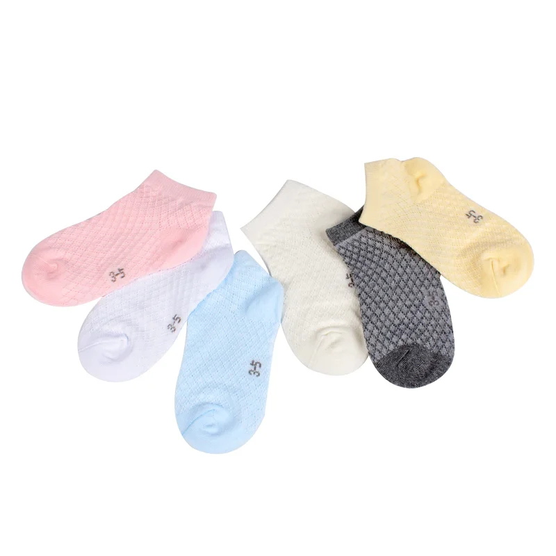 3 пар/лот короткие носки для малышей Летние Носки ярких цветов мальчиков и