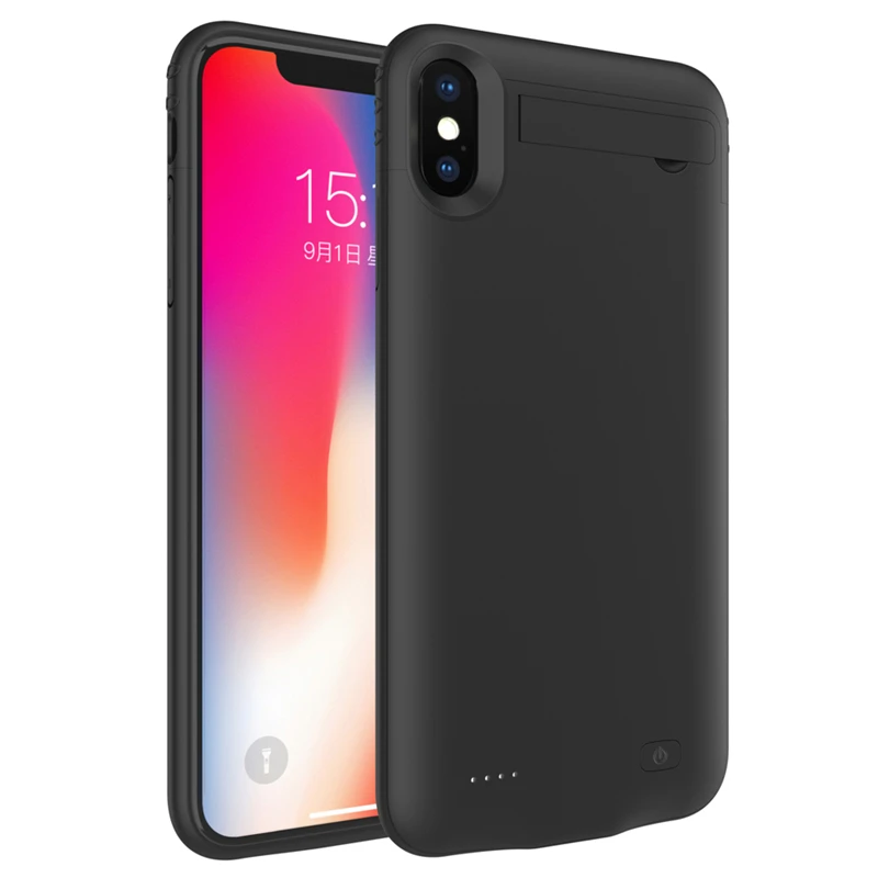 Внешний аккумулятор NTSPACE на 4200 мА · ч для iPhone XR чехол зарядки аккумулятора 5200