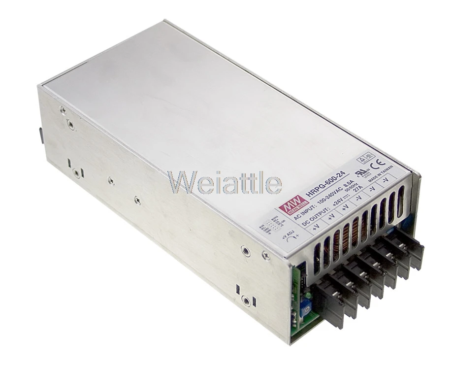 

MEAN WELL original HRPG-600-5 5V 120A meanwell HRPG-600 5V 600W Single Output with PFC Function Power Supply