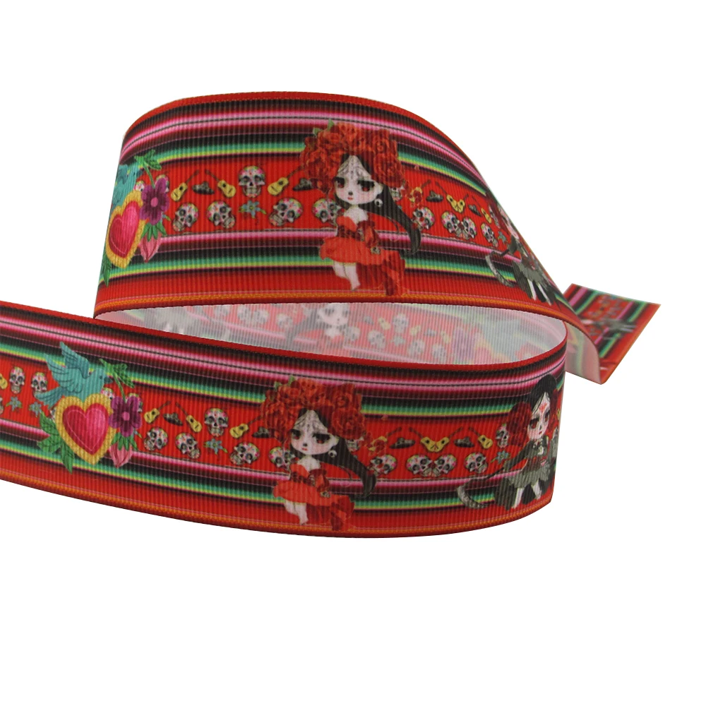 David accessories 1," 38 мм полиэфирная корсажная лента с принтом в виде совы в виде сердца 10 ярдов, ручная работа, Свадебная подарочная упаковка, 10Yc3175 - Цвет: 1058338001