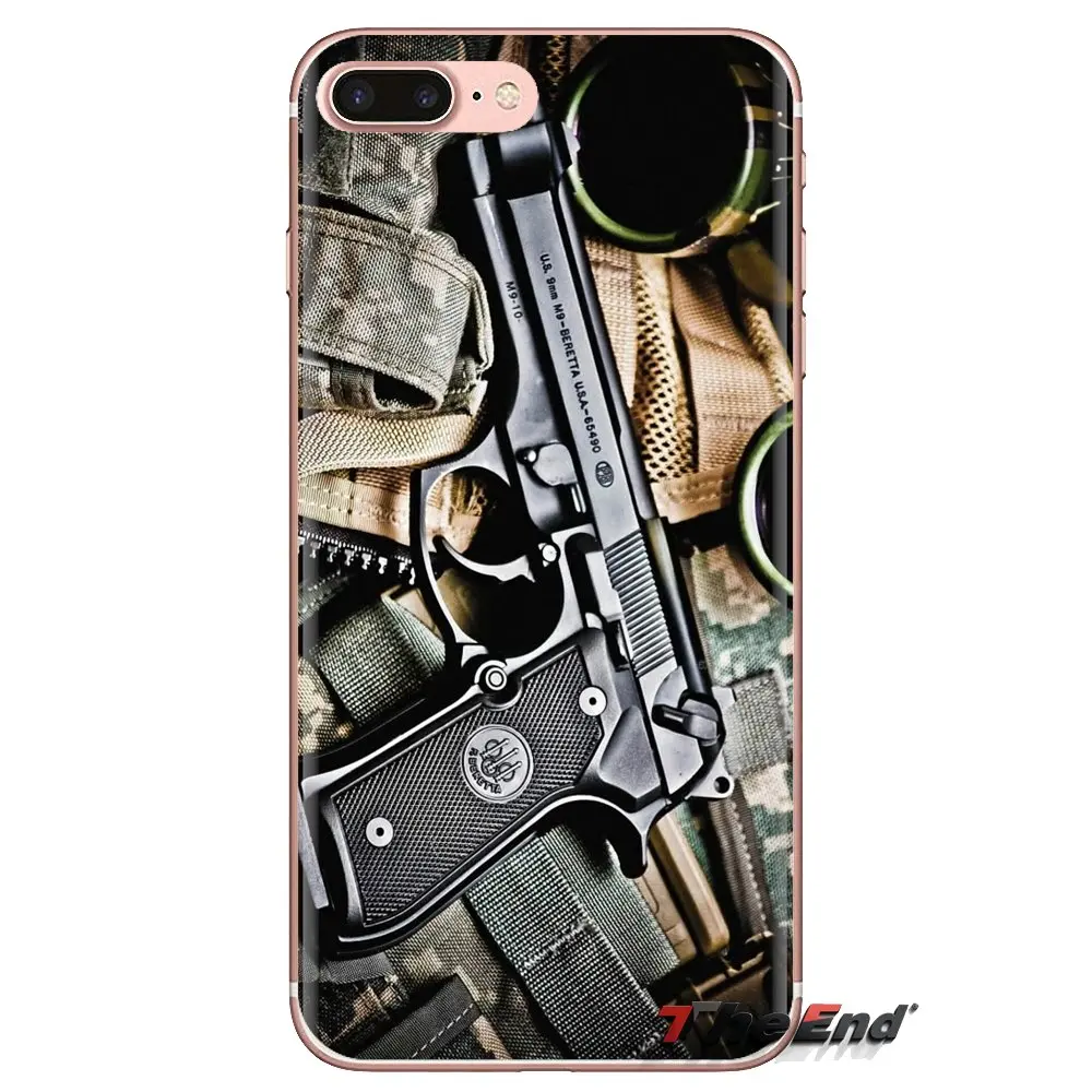 For Oneplus 3T 5T 6T Nokia 2 3 5 6 8 9 230 3310 2.1 3.1 5.1 7 Plus 2017 2018 Silicone Phone Case Army Sniper Rifle pistol bullet |