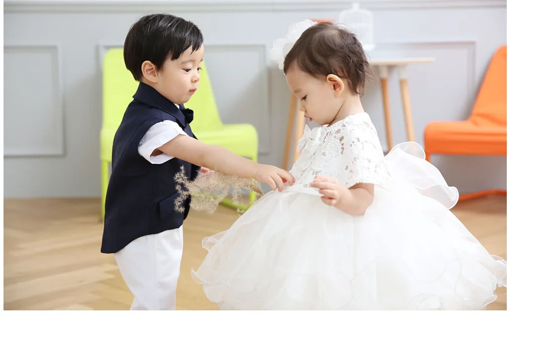 Новейший комплект платья для крещения девочек 1 год свадебные принцессы пачка 2021