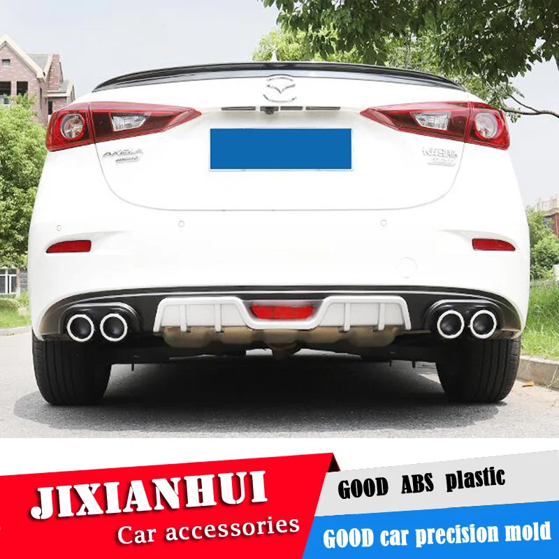 Для Mazda 3 Axela Body kit спойлер- для Axela ABS задний спойлер передний бампер диффузор защитные бамперы