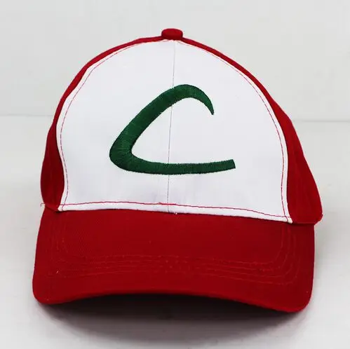 baseball hat-C Супер шапка Марио Аниме Ash Ketchum Марио Луиджи валуиджи Косплей шляпа с сеткой для взрослых Размер аниме плюшевые игрушки куклы - Цвет: baseball hat-C