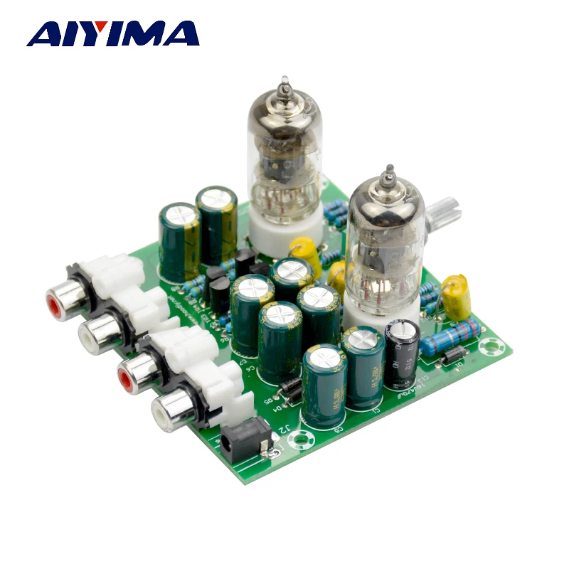 AIYIMA 6J1 ламповый усилитель готовая плата клапан буферный Gall буферов|preamp amplifier|tube