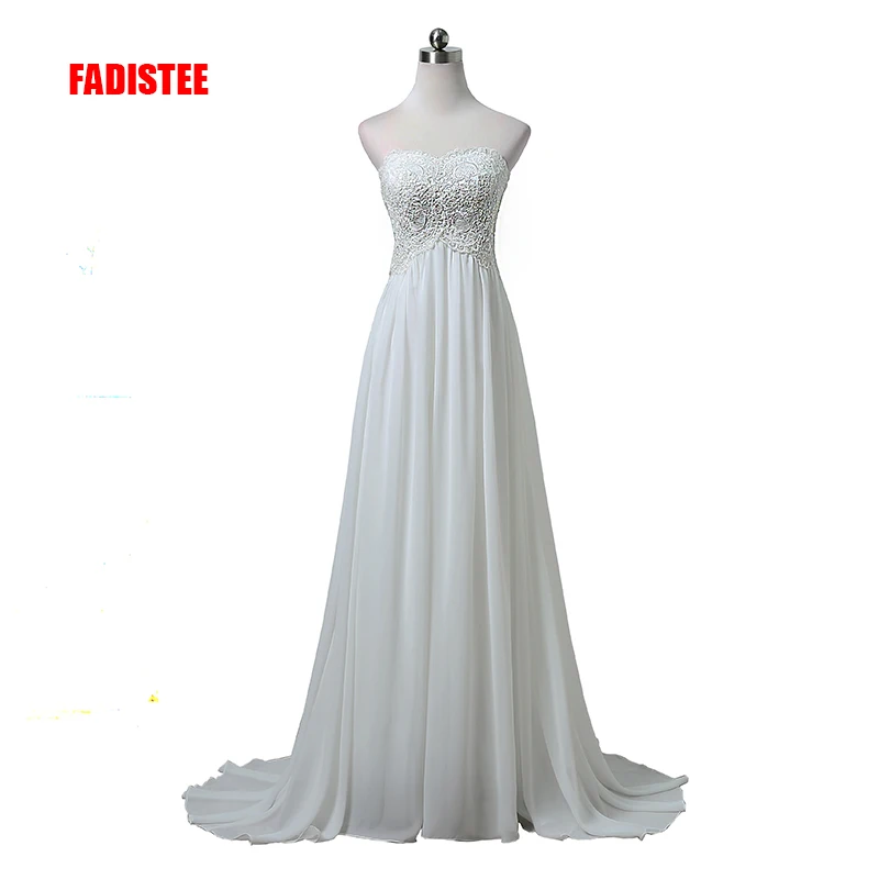 Элегантные свадебные платья FADISTEE с аппликацией реальное фото женское винтажное