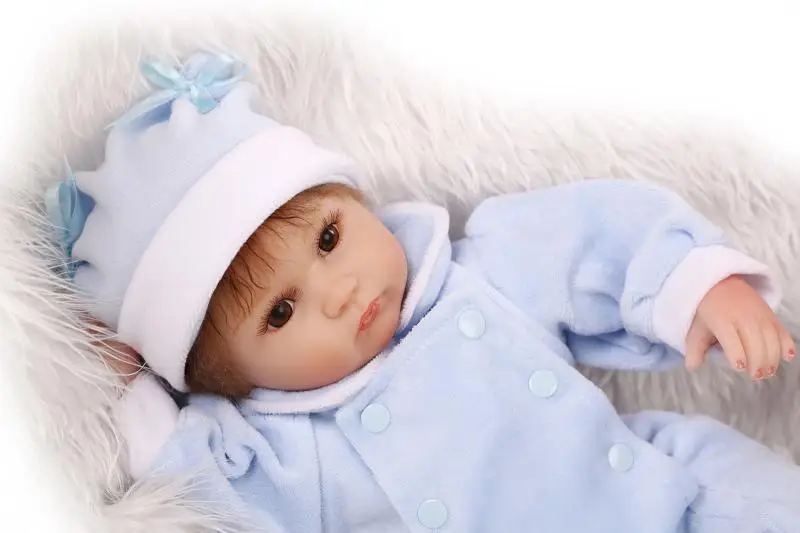 40 см силиконовые куклы reborn игрушки как настоящие милые bebe для новорожденных