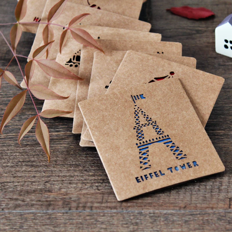 5 шт. упак. креативная Милая открытка на день рождения ретро ностальгия крафт-цвет