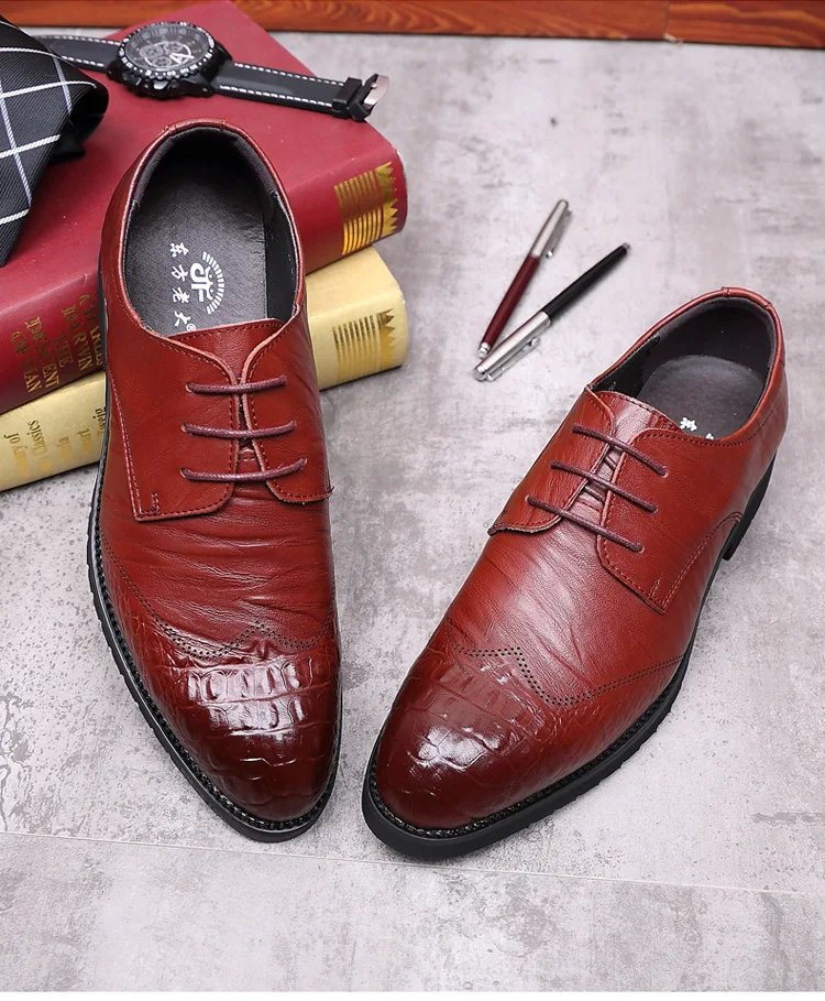 Обувь Для мужчин s летние туфли-лодочки из натуральной кожи дизайнерские социальных Формальные Элегантные нарядные туфли для мужчин# MSW8118168