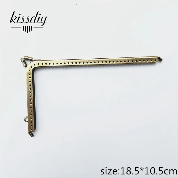 KISSDIY 4 шт./лот l образный прямоугольный металлический кошелек с винтажной ручкой
