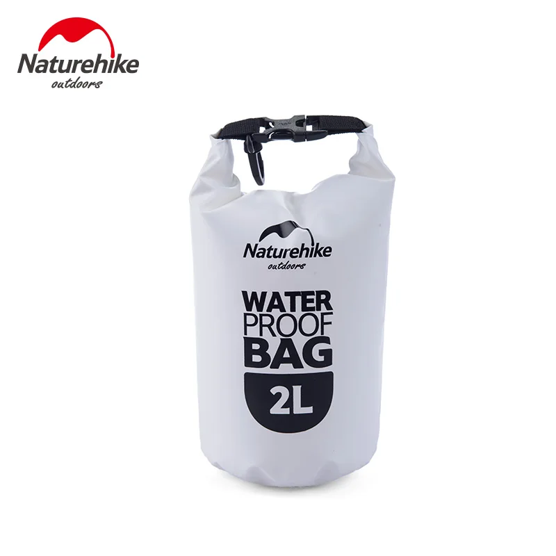 NatureHike 2L 5L Высокое качество Открытый водонепроницаемый сумки Сверхлегкий Кемпинг Туризм сухой органайзеры дрейфующих Каякинг sac etanche - Цвет: 2L White