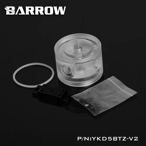 Barrow YKD5BTZ-V2/PD5BTZ-V2 POM/PMMA Акриловый водяной насос для D5 / MCP655 serise компьютерное водяное