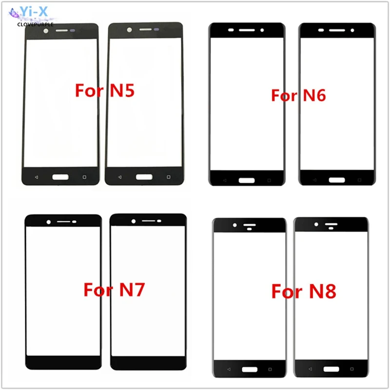 Новая панель сенсорного экрана для Nokia 3 5 6 7 8 переднее внешнее стекло верхняя