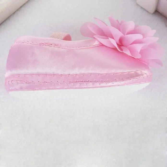 Baby lofje 2019Top Горячая Девочка шифон цветок круглая резинка Новорожденные Мокасины