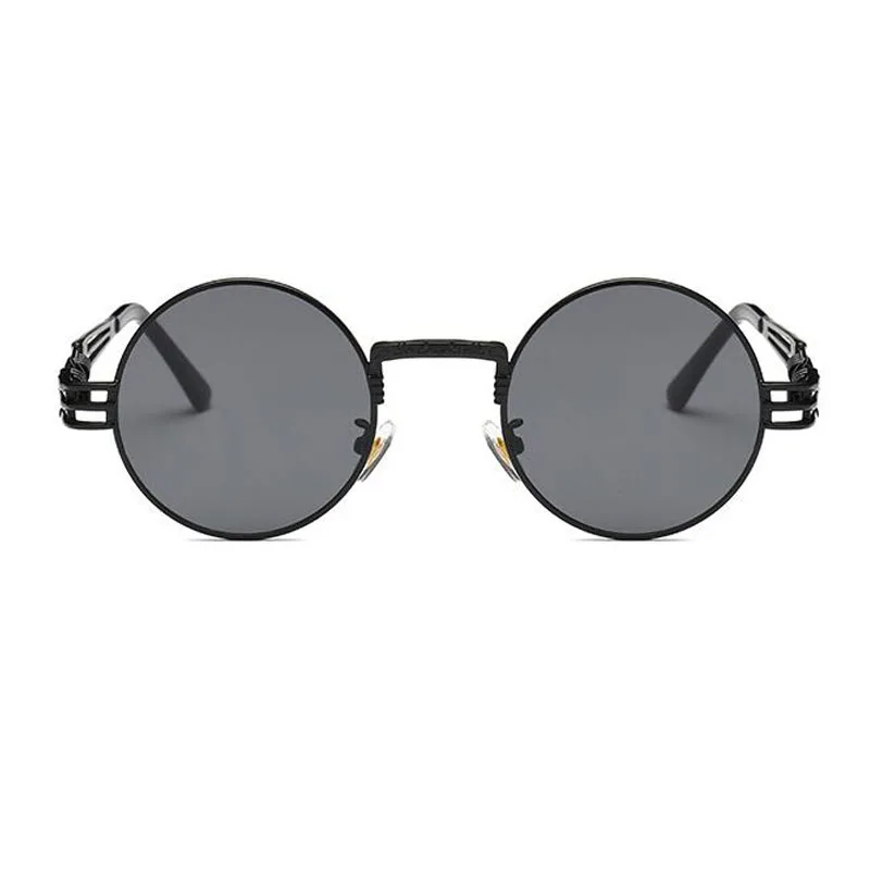 

DUOYUANSE New Round Metal Polarized Sunglasses Steampunk Men Women Fashion Glasses Retro Vintage Sun Glasses 2680