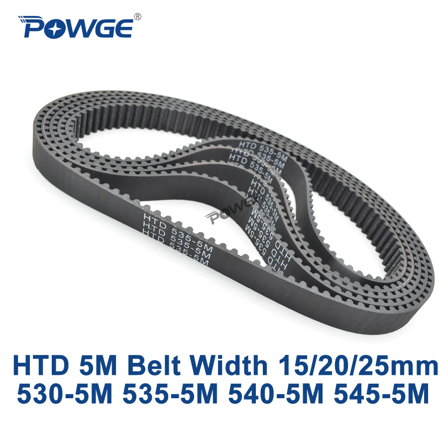 

Ремень ГРМ POWGE HTD 5 м C = 530/535/540/545, ширина 15/20/25 мм зубья 106 107 108 109 HTD5M, синхронный ремень 530-5 м 535-5 м 540-5 м