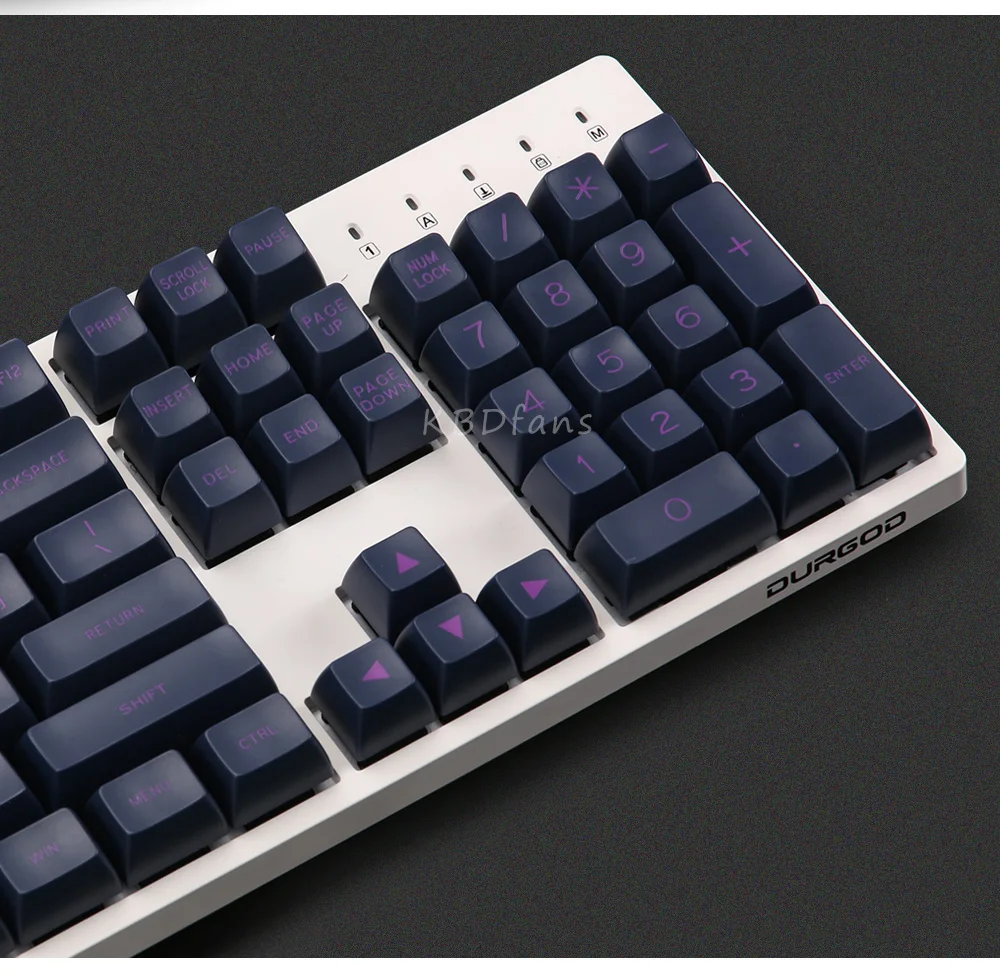 MAXKEY темно-фиолетовый SA keycaps Doulbeshot ABS материал для вишни механическая клавиатура MX