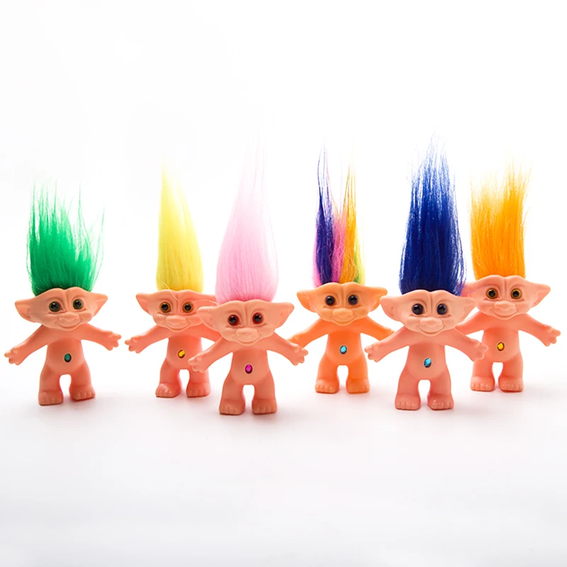 Кукла троллей F2 10 см куклы тролли с плотиной милые детские игрушки высокого