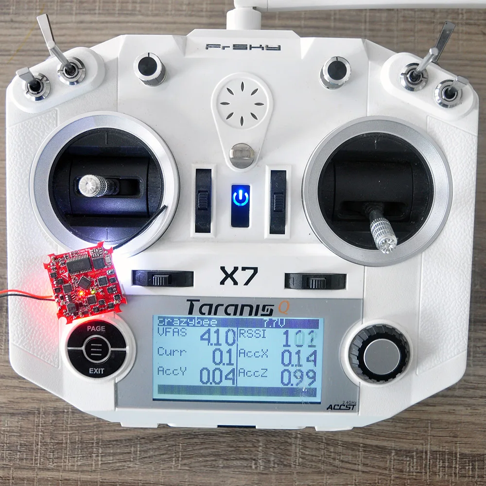 Crazybee F3 Контроллер полета OSD измеритель тока 4 в 1 5A 1S Blheli_S ESC совместимый Frsky/Flysky приемник для радиоуправляемого дрона