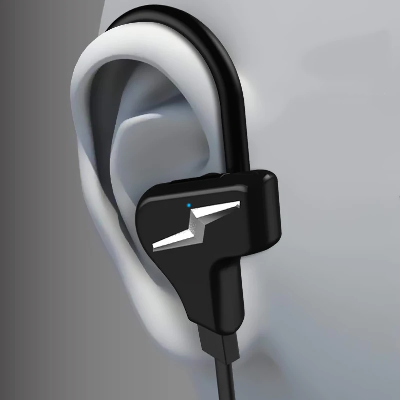 Долго воспроизведения Спорт bluetooth-гарнитура Беспроводной наушники с микрофоном