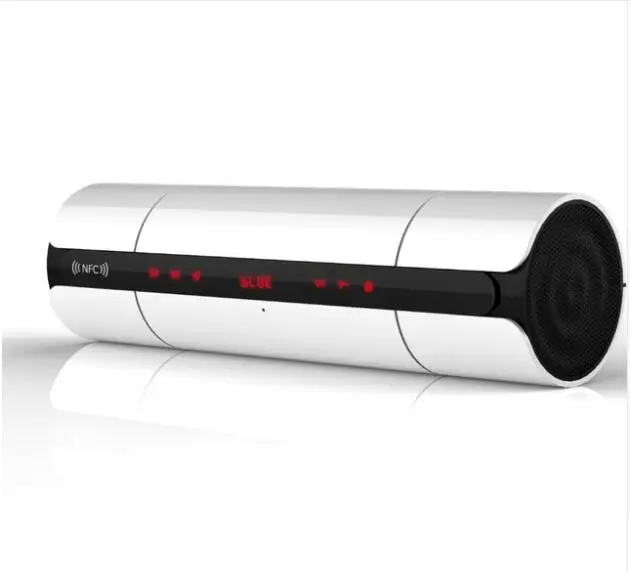 Беспроводной стерео портативный Bluetooth динамик с басами FM радио TF карта USB музыка Aux аудио Саундбар домашний кинотеатр Бумбокс xiom - Цвет: Белый
