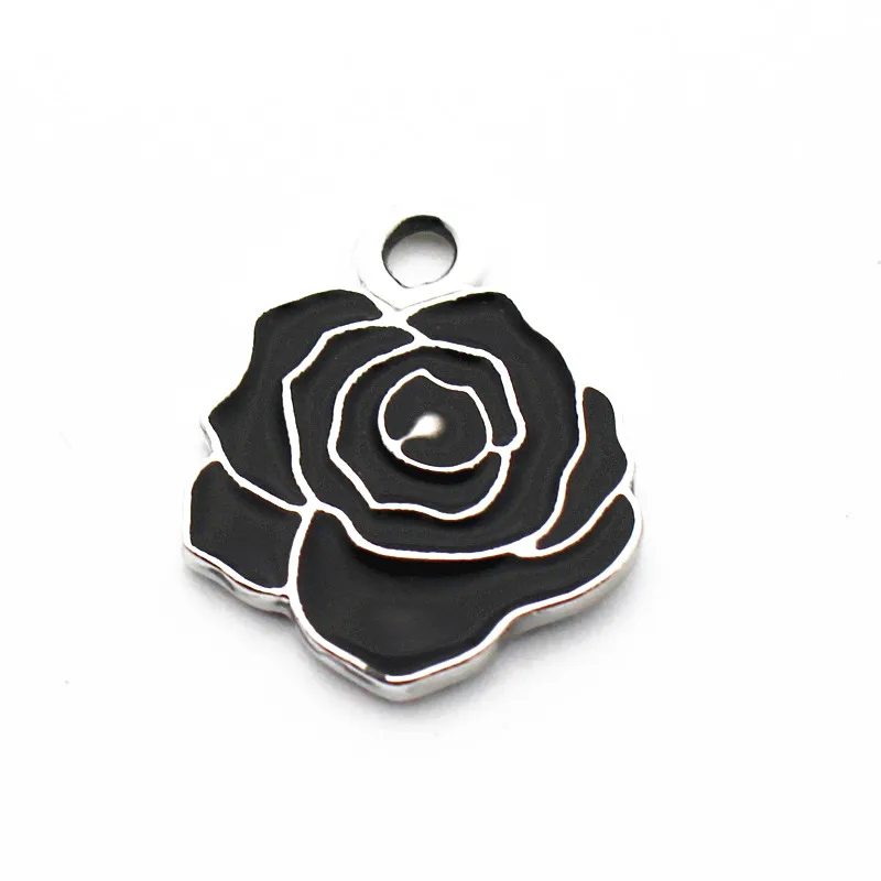 12 шт./лот серебряный сплав оружейные туфли на высоком каблуке розовые Подвески с